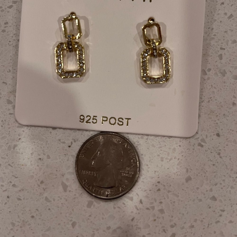 Geometric earrings 925 new